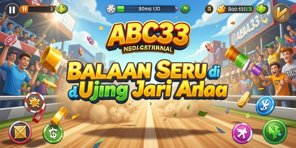 Tampilan gameplay <strong>ABC33</strong> yang menegangkan saat balapan.