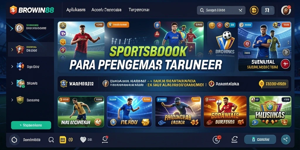 Screenshot menunjukkan gameplay BROWIN88 saat bertaruh pada pertandingan langsung.