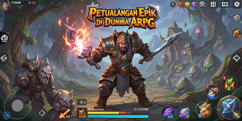Tampilan gameplay menegangkan dan mendebarkan di F200M.