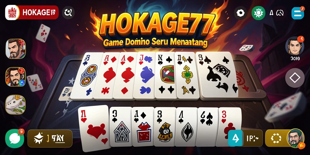 Tampilan gameplay HOKAGE77 yang seru dan interaktif.