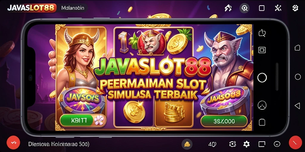 Tampilan gameplay seru di JAVASLOT88 dengan slot menarik.