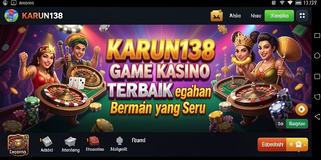 Tampilan menarik dari gameplay Kasino dalam KARUN138.