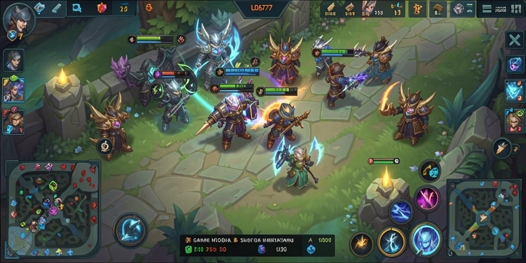 Tampilan gameplay LUSA777 yang seru dan kompetitif.