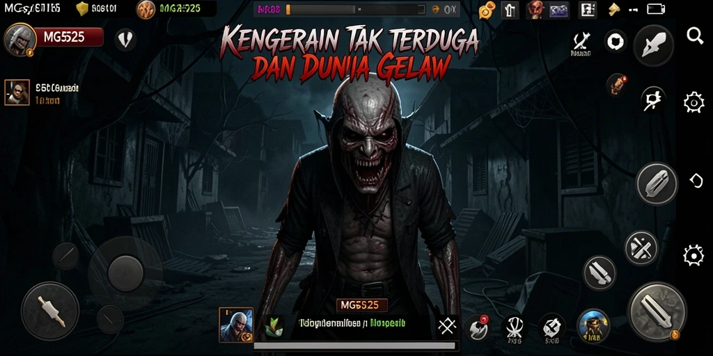 Screenshot MG525 menunjukkan suasana mencekam dengan gameplay penuh ketegangan.