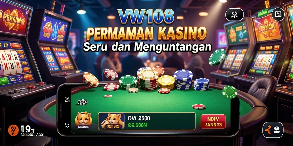 Screenshot VW108 menampilkan gameplay Kasino yang menegangkan dan interaktif.