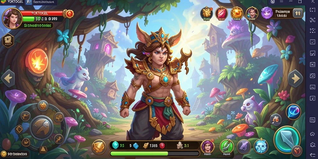 Gameplay seru YOKTOGEL dalam dunia petualangan yang penuh warna.