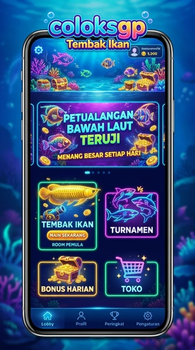 Tampilan aplikasi coloksgp yang user-friendly.